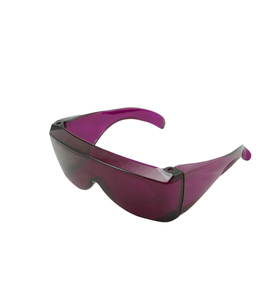 Violet laser enhancer glasses